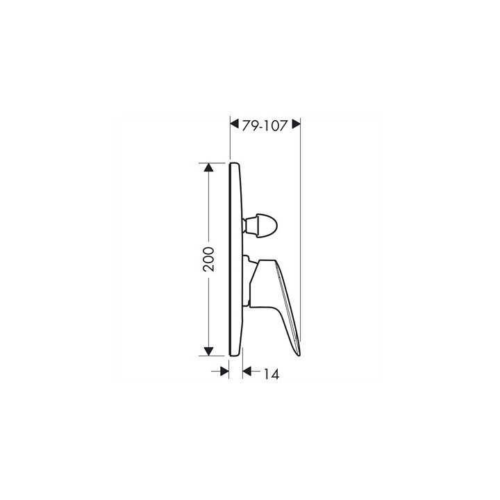 Zestaw Hansgrohe Logis z baterią wannową i elementem podtynkowym, chrom- sanitbuy.pl