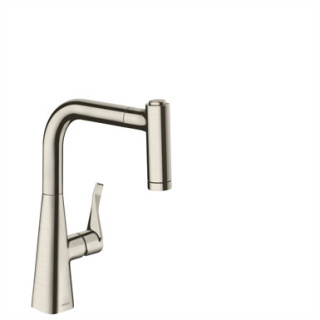Bateria kuchenna Hansgrohe Metris 220 z wyciąganą wylewką DN15, chrom- sanitbuy.pl