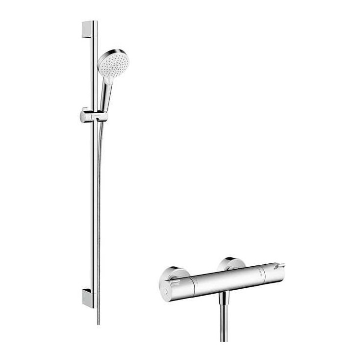 Zestaw prysznicowy Hansgrohe Crometta Vario Combi 1001 CL 0,65m- sanitbuy.pl