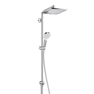 Komplet prysznicowy Hansgrohe Crometta E Showerpipe E 240 1jest Reno EcoSmart DN15, chrom- sanitbuy.pl