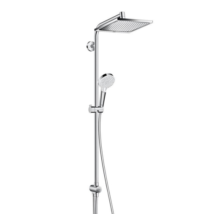 Komplet prysznicowy Hansgrohe Crometta E Showerpipe E 240 1jest Reno EcoSmart DN15, chrom- sanitbuy.pl
