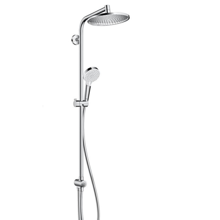 Komplet prysznicowy Hansgrohe Crometta S Showerpipe S 240 1jest Reno EcoSmart DN15, chrom- sanitbuy.pl