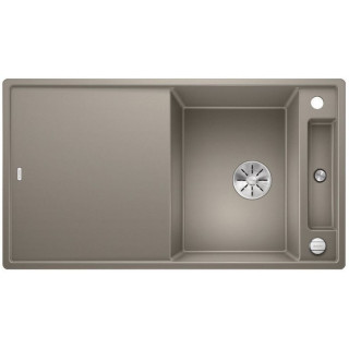 Zlew konglomeratowy + deska szaklana AXIA III 5 S Blanco Silgranit InFino 470x915 mm szampan- sanitbuy.pl