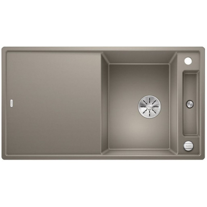 Zlew konglomeratowy + deska szaklana AXIA III 5 S Blanco Silgranit InFino 470x915 mm szampan- sanitbuy.pl