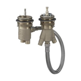 Zestaw Axor Starck do 2-otworowej baterii termostatycznej do montażu na brzegu wanny- sanitbuy.pl