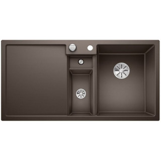 Zlew konglomeratowy COLLECTIS 6 S InFino Blanco Silgranit 1000x510mm komora prawa z korkiem muszkat- sanitbuy.pl