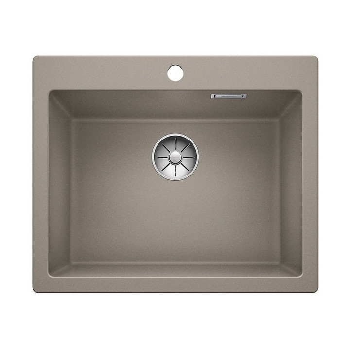 Zlew konglomeratowy Pleon 6 Blanco Silgranit 615x510 mm korek InFino z sitkiem, szampan- sanitbuy.pl