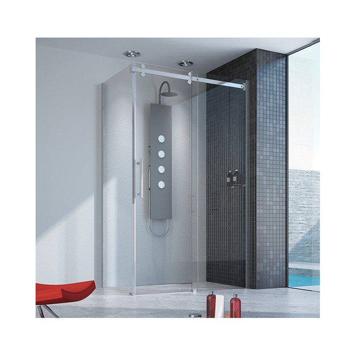 Sanplast Altus kabina narożna KND2/ALTIIa-90x110-120 z drzwiami przesuwnymi - sanitbuy.pl