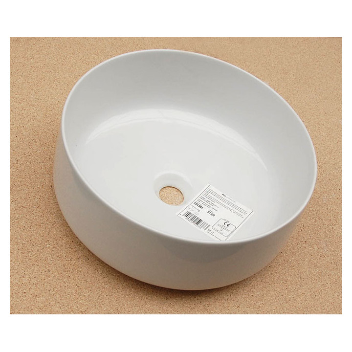 Umywalka 42 cm nablatowa czarna Art Ceram Cognac- sanitbuy.pl