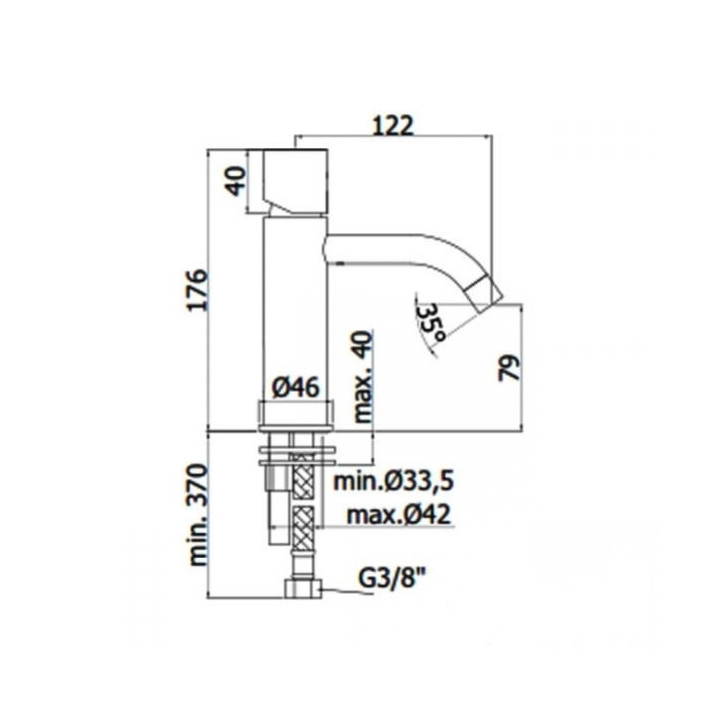 Bateria wannowa 3-otworowa Paffoni Light czarny mat- sanitbuy.pl