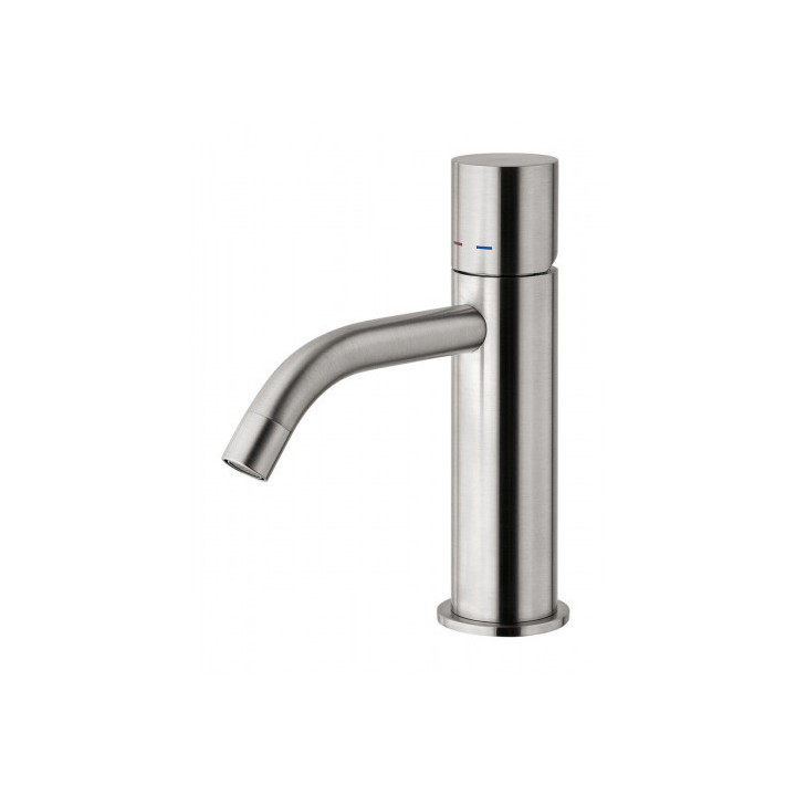 Bateria umywalkowa stojąca z korkiem automatycznym Paffoni Light czarny mat- sanitbuy.pl