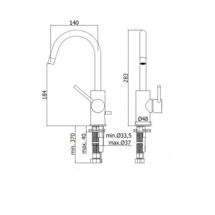 Bateria umywalkowa stojąca z korkiem automatycznym Paffoni Light chrom- sanitbuy.pl