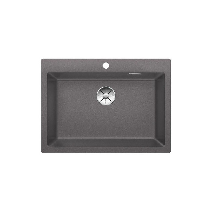 Blanco Pleon 8 Zlewozmywak granitowy Silgranit PuraDur jednokomorowy 70x51 cm bez korka automatycznego, antracytowy - sanitbuy.p