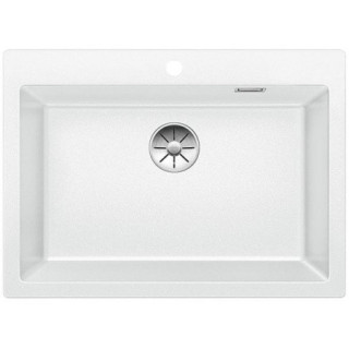 Blanco Pleon 8 Zlewozmywak granitowy Silgranit PuraDur jednokomorowy 70x51 cm bez korka automatycznego, perłowoszary- sanitbuy.p