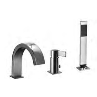 Bateria wannowa Paffoni Rock 3-otworowa, chrom- sanitbuy.pl