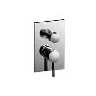 Bateria podtynkowa Paffoni Rock 2-drożna z przełącznikiem, chrom- sanitbuy.pl