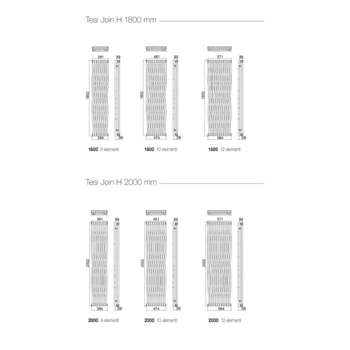 Grzejnik Irsap Tesi Memory 180,2x39,4 cm - chrom- sanitbuy.pl