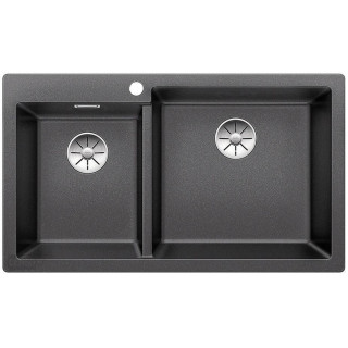 Blanco Pleon 8 Zlewozmywak granitowy Silgranit PuraDur jednokomorowy 70x51 cm bez korka automatycznego, kawowy- sanitbuy.pl