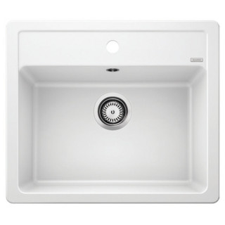 Blanco Legra 6 Siligranit zlewozmywak do zabudowy 58,5x50cm bez korka automatycznego,  alumetalik- sanitbuy.pl