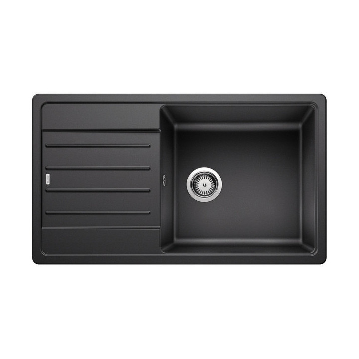 Zlewozmywak Blanco Legra 6S Compact, wpuszczany w blat, z ociekaczem, antracyt- sanitbuy.pl