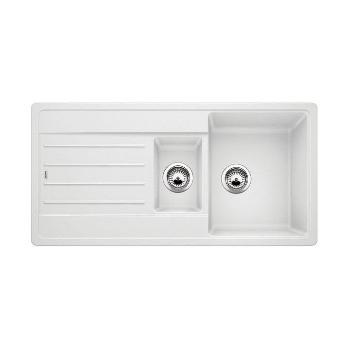 Zlewozmywak Blanco Legra 6S Siligranit 100x50cm wpuszczany w blat, z ociekaczem, alumetalik- sanitbuy.pl