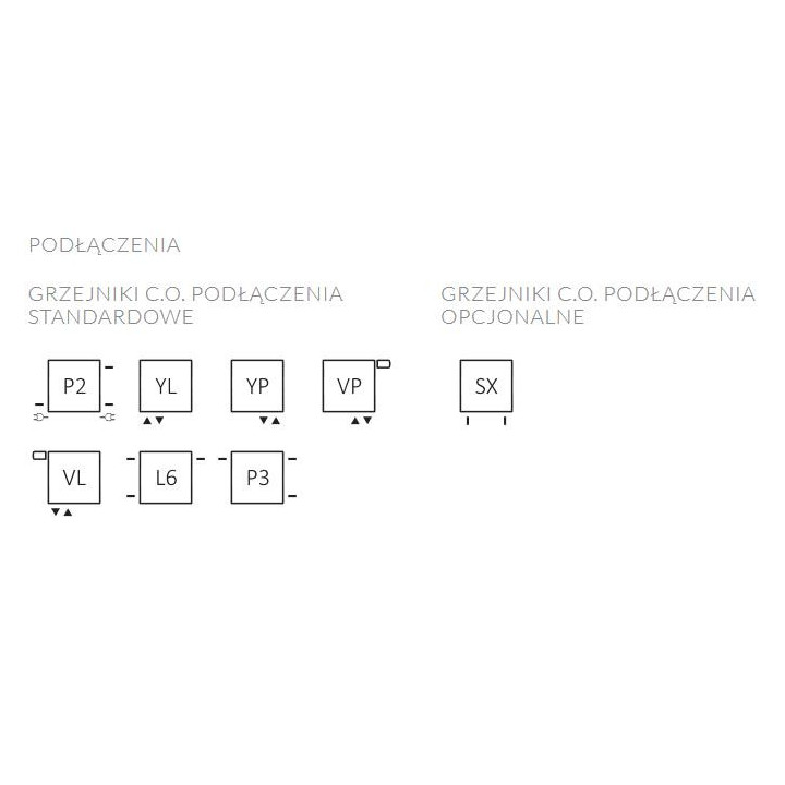 Grzejnik Terma Lukka 166x60 cm - biały/ kolor- sanitbuy.pl