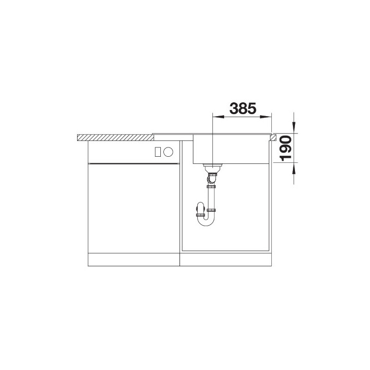 Zlewozmywak granitowy BLANCO ZIA XL 6 S Compact SILGRANIT PURADUR2 + korek automatyczny, szarość skały- sanitbuy.pl