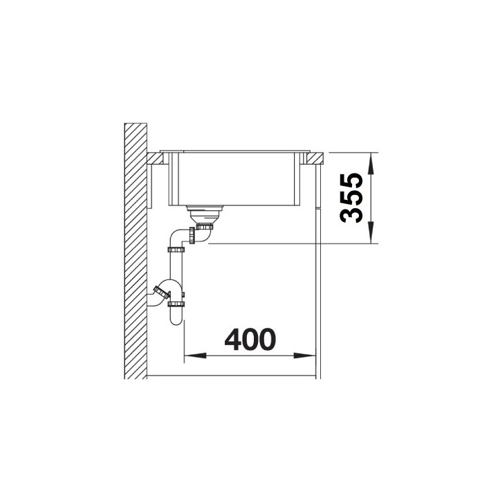 Blanco ZIA 9 Siligranit PuraDur bez korka automatycznego 86x50cm 2 komorowy, antracyt- sanitbuy.pl