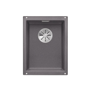 Zlew podblatowy Blanco Siligranit InFino 19x40cm bez korka automatycznego, antracyt- sanitbuy.pl