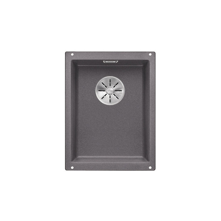 Zlew podblatowy Blanco Siligranit InFino 19x40cm bez korka automatycznego, antracyt- sanitbuy.pl