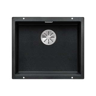 Zlewozmywak Blanco Subline 500-U Siligranit PuraDur 53x40cm bez korka automatyczego, antracyt- sanitbuy.pl