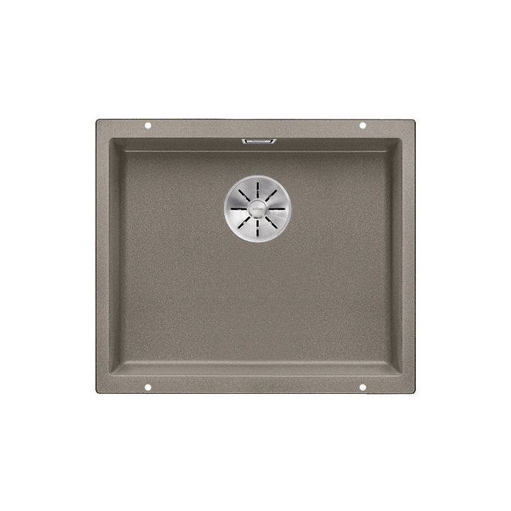 Zlewozmywak Blanco Subline 500-U Siligranit PuraDur 53x40cm bez korka automatyczego, szampan- sanitbuy.pl