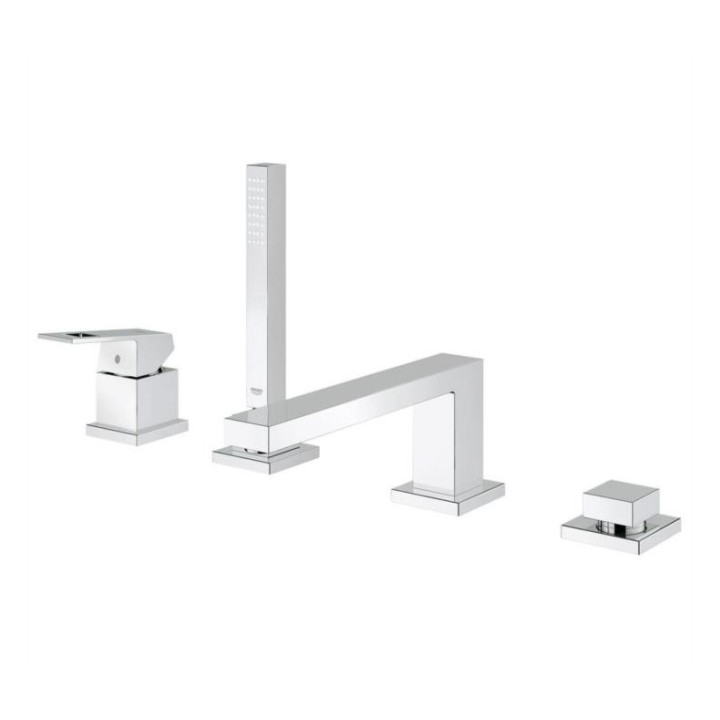 Kombinacja wannowa GROHE Eurocube stojąca, wys. 252 mm, chrom, 3-otworowa, bez wylewki- sanitbuy.pl