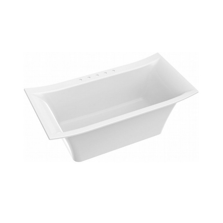 Wanna wolnostojąca, Sanitti DUE, 1625x820x603, bez przelewu, biały 