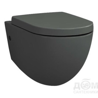 Miska Artceram File 2.0, wisząca bezrantowa, 36x52 cm, grey olive, Nr. kat. FLV00415;00