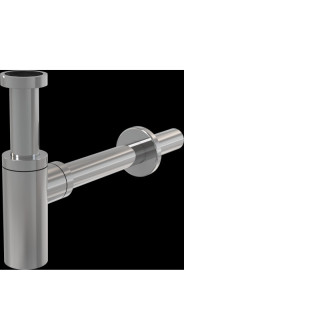 Alcaplast Półsyfon umywalkowy DN32 DESIGN, czarny-mat