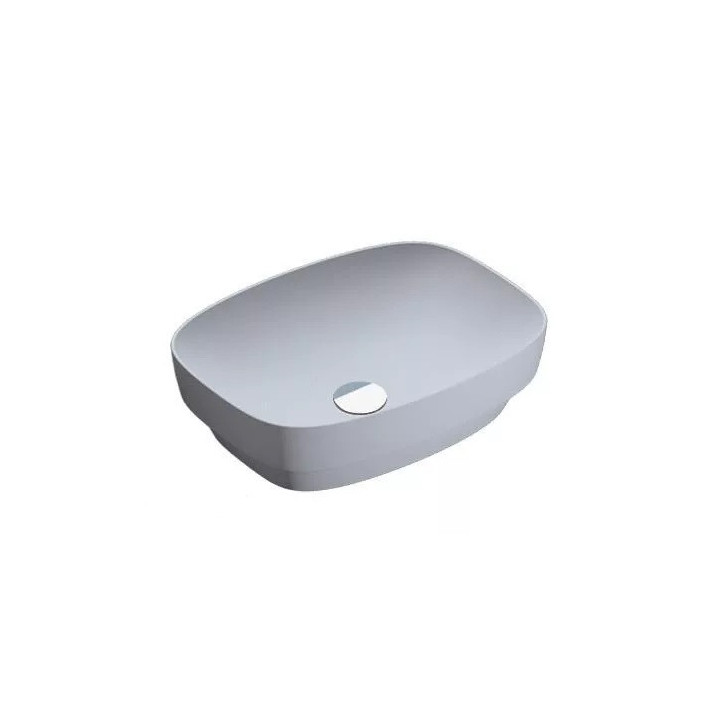 Umywalka nablatowa Catalano Green Lux 50x38 cm bez otworu na baterię, bez przelewu czarna- sanitbuy.pl