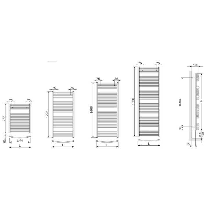 Grzejnik Zehnder ABT 786x493 mm - biały- sanitbuy.pl