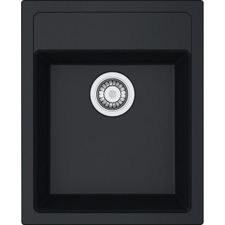 Zlewozmywak 1 komorowy Sirius SID 610-40 Tectonite Onyx, 43x53cm