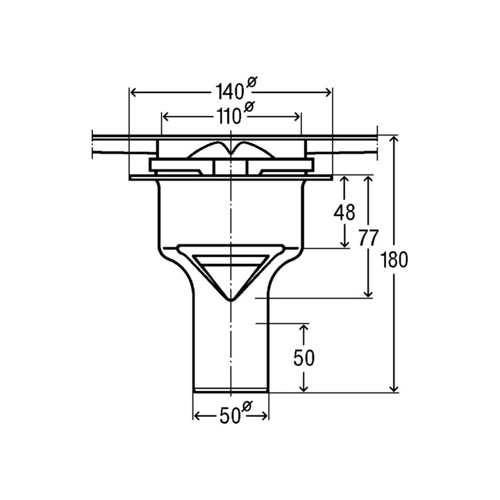 Syfon Viega Advantix do odpływu liniowego