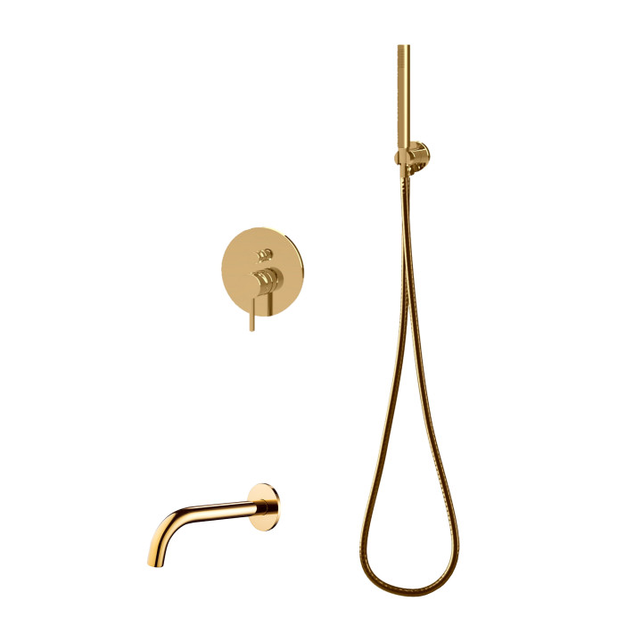 Zestaw wannowy podtynkowy Omnires, złoty