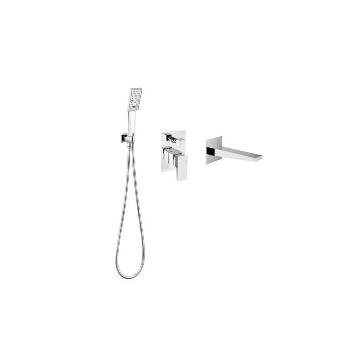 Zestaw wannowy podtynkowy punktowy Omnires Fresh