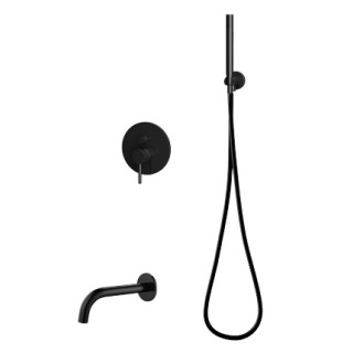 Zestaw wannowy podtynkowy Omnires Y czerń