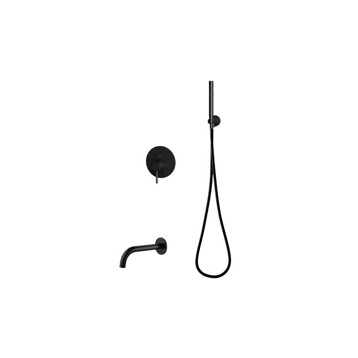 Zestaw wannowy podtynkowy Omnires Y czerń