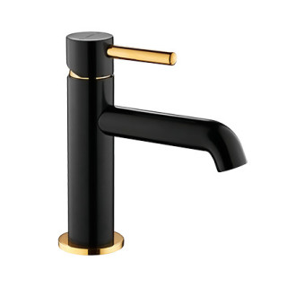 Bateria umywalkowa Omnires Y czerń & złoto