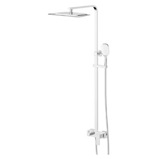 Zestaw prysznicowy natynkowy suwany Omnires Parma chrom