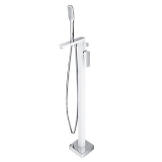 Bateria wannowa wolnostojąca Omnires chrom & biel