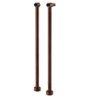 Uniwersalne nogi do baterii wannowych i prysznicowych Omnires miedź antyczna