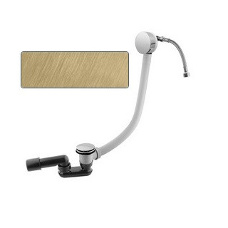 Wylewka wannowa Bruma Lusa z odpływem i przelewem, pure white