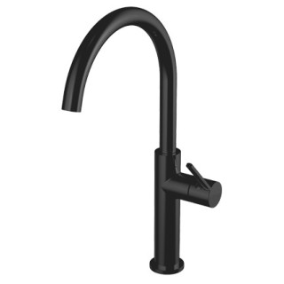 Bateria zlewozmywakowa Omnires Tula obrotowa wylewka, czarny mat